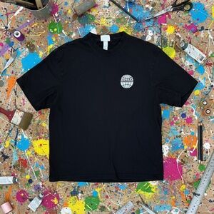 H&M Humans “Part of Mankind” Graphic Tee Black Relaxed